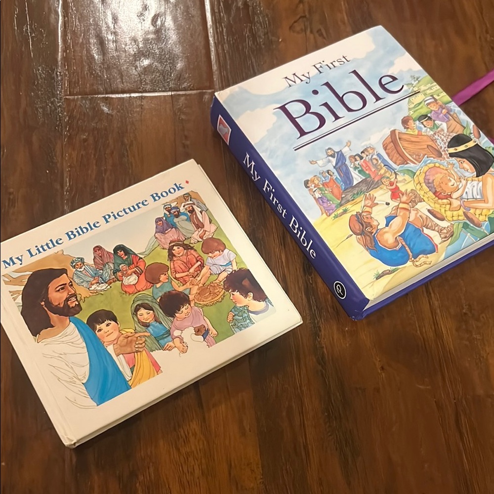 2 Children's Bibles: My First Bible Set & My Little Bible Picture Book